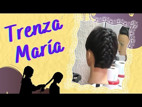Trenza María (trenza francesa)