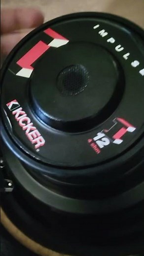 Kicker 12 inch Impulse car subwoofer speaker