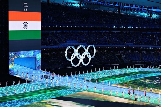 Who were India’s flag bearers at the opening ceremony of Tokyo 2020 Olympics?