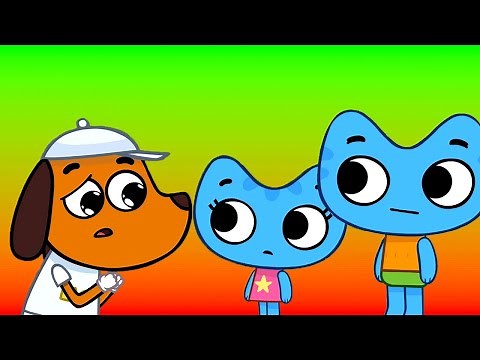 Learn to share - Kit and Kate - Family Kids Cartoon
