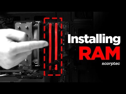 How to remove and reinstall RAM