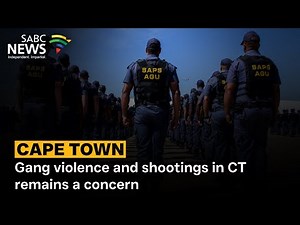 Gang violence and shootings in Cape Town remains a concern