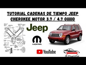 Installation tutorial Timing chains Jeep engine synchronization 3.7 4.7 better explained with tips.