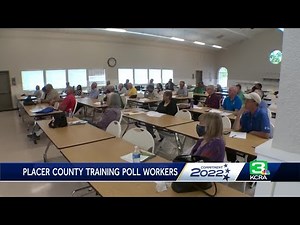 Placer County hiring, training 900 poll workers for Election Day