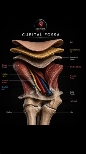 Cubital Fossa | 3D Anatomy of the Elbow | Nerves, Vessels & Muscles