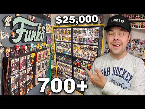 My Entire Funko Pop Collection & Office Tour! (700+ FIGURES)