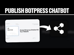 How To Publish Botpress Chatbot 2025! (Full Tutorial)