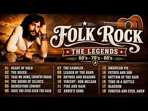 American Folk Songs 🌾 Best Of Folk & Country Music 60's 70's✨ Timeless Songs & Endless Memories