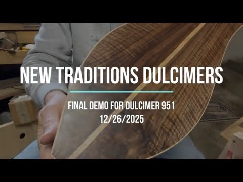 Custom Dulcimer 951 Handcrafted and Ready to Ship