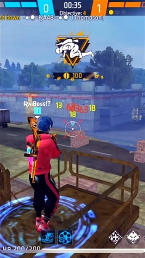Rai Boss gameplay #freefire #garenafreefire # Gaming