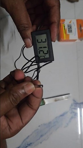 Mini lcd Digital thermometer | How to use digital thermometer