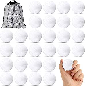 Zhanmai 101 Pcs 1.6 Inch Mini Volleyball Stress Balls Bulk Party Favors Volleyball Gifts for Team Tiny Foam Sports Balls with Storage Bag for Kids Stress Relief Birthday Party Games (Clear)