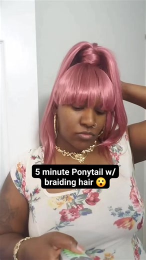 447K views · 4.6K reactions | This 5 min ponytail is a life saver!! If you have extra braiding hair in your closet, here's a easy style to do for any occasion. Visit Shantes Epilation for more DIY ponytail & updo tutorials. Thanks #braidinghair #updo #updohairstyles #halfuphalfdown #ponytail #ponytailhairstyle #genieponytail #newyearseve2024 #newyearnewbeginnings #happynewyear2024 | Shantes Epilation | Facebook
