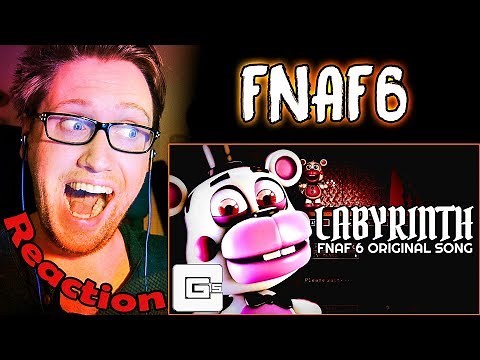FNAF 6 SONG ▶ "Labyrinth" | CG5 | REACTION! | INSANE COLLAB! |