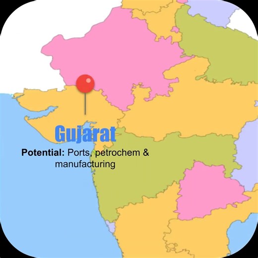 🇮🇳 Indian States & Their Biggest Economic Development Potential part - 1 #history #facts #education