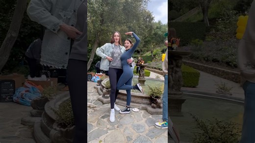 Hello up there! #tall #tallgirl #youtubeshorts #rachelpizzolato #fun #shorts #shortsvideo #short