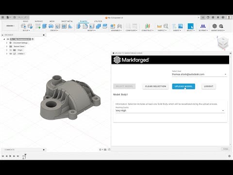 Prepare Amazing 3D Prints for Autodesk Fusion with the Markforged App