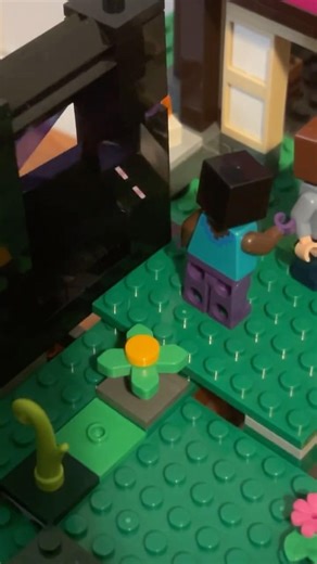 A personal collection of bees #Lego Minecraft ￼#village #funny #funnymemes #villagers