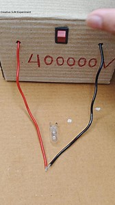 How tungsten Bulb glow at high 400k volt | #dcmotor #tech #scienceexperiments #reelstrending | Creative SJM Experiment