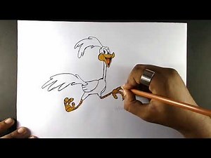 How to draw Roadrunner | Easy Step by Step Drawing for Kids