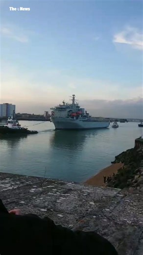Farewell to RFA Argus for the final time from Portsmouth 💔👋 | The News, Portsmouth