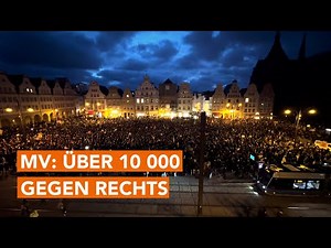 Über 10 000 Menschen demonstrierten in ganz MV in nur einer Woche gegen Rechts