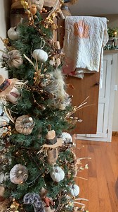 1.6K reactions · 117 shares | See how I decorated my living room tree for Fall. I am trying to keep the color scheme throuhgout the living room. | The Crafty Decorator | Facebook
