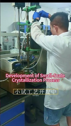 development of small-scale Crystallization Process #crystallization #crystallized #crystallizer