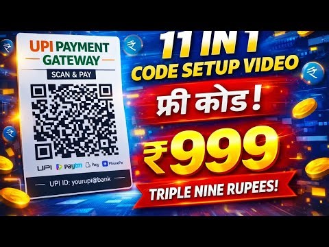 11 in 1 UPI Payment Gateway Source Code || Complete Setup || Free Download