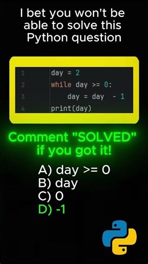 Test your python loop knowledge! #coding #python