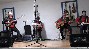 Picture in a frame. Hayden Stover doing a good job on this Moe Bandy song and backed by The Cute As A Button Band. From the Holy Trinity Emmanuel Country Show held on May 11/2025 in Dartmouth Nova Scotia. The guests were Brad MacDonald, Darlene Burgoyne,Donna Lovell, Mel MacLeod,Doris Watson, Cathy Ryan, Gerri Graham and Bob Harrison. The featured band is Cute As A Button,composed of Frank Grandy, Cecil macDougall,Robert MacDonald, Len Tuffts and Hayden Stover. www.facebook.com/MikesCountryShow 