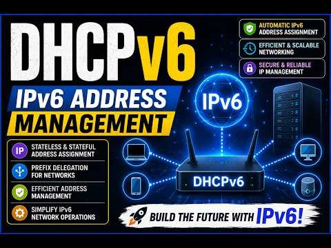 DHCPv6 Explained | Complete IPv6 Address Management Guide for Beginners and Network Engineers