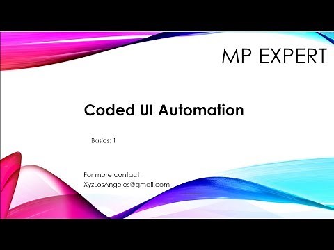 Coded UI Automation Basics #1 (Introduction Launch method)