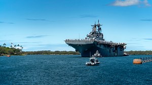 99K views · 1.4K reactions | USS Essex (LHD 2) - Official arrives at Joint Base Pearl Harbor-Hickam in preparation for #RIMPAC2022!  #USSEssex is home ported in San Diego, CA and transited the Pacific Ocean in order to provide amphibious capabilities to the world's premier maritime exercise.  #CapableAdaptivePartners #USNavy U.S. Navy | RIMPAC | Facebook