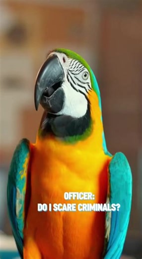 Parrot Reads Officer Like an Open Case File 📂🦜🔥 #SavageParrot #ParrotCops #FunnyBirds #TalkingParrot #ParrotRoast #BirdHumor #ComedyBird #AnimalComedy #SavageBird #ParrotMeme #BirdTok #FunnyAnimals #ParrotLife #PetParrot #FeatheredComedy #PoliceParrot #BirdJokes #RoastBird #AnimalReels #birdloversofinstagram | Talking Parrot Hub
