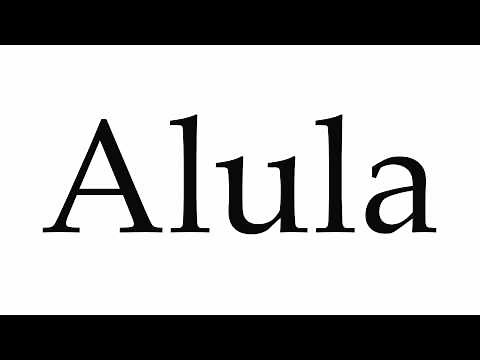 How to Pronounce Alula