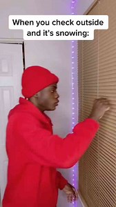 POV: When You Check Outside And It's Snowing