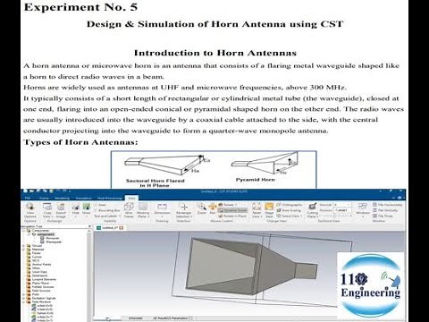 Design and Simulation of Horn (Rectangular) Antenna using CST Studio | AWP Lab 05