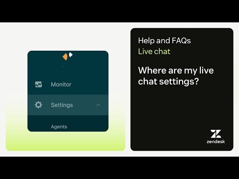 Where are my live chat settings?