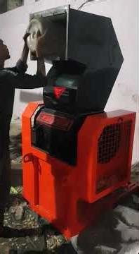 18 Inch PET Bottle Grinder Machine | Heavy Duty Plastic Scrap Grinder #plasticrecycling