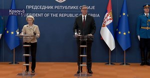 Vucic: EU is Serbia’s strategic commitment; Von der Leyen: The right moment for Serbia to accelerate its EU path - Kosovo Online