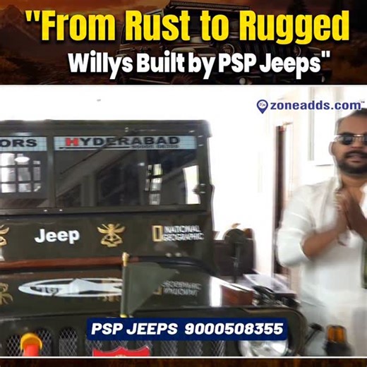 PSP JEEPS HYD on Instagram: "WELCOME TO PSP JEEPS🚙.. . ❗️.INTRODUCING. ❗ .GOOD CONDITIONED JEEPS 🔥. .. .WITH BRAND NEW MODIFICATION 👍🏻. . .ONCE CHECK OUR JEEPS IN MARKET THEN VISIT US 🙏🏻❤️. . .FIRST HAND & AND SECOND HAND JEEPS AVAILABLE ❤️🙏🏻. . . CUSTOMER SATISFACTION IS OUR . PRIORITY 🙏🏻❤️. . .ALL OVER INDIA TRANSPORTATION AVAILABLE HERE 👍🏻❤️. . .PLEASE NOTE:- ONLY FOR SALES NOT FOR RENTALS 🙏🏻❤️. . .OUR SHOP ADDRESS 👇🏻. & .FOR MORE INFORMATION 🤏🏻. .👉🏻VISIT OUR YOUTUBE CHANN