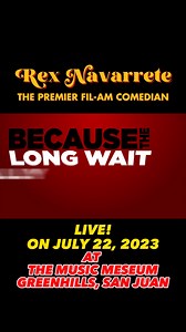 13K views · 87 reactions | I discovered stand-up comedy coz of Rex Navarrete! And I HIGHLY RECOMMEND watching his show on Saturday! Catch the OG Filipino Stand-up Comedian this Saturday at Music Museum! Buy tickets here: https://api.helixpay.ph/UDIEQT Follow Rex Navarrete on Facebook https://www.facebook.com/rexnavarretecomedy Music credit: Fuzzeke - Blue Shirt Guy [Fun Pop Movie Trailer Music] | Red Ollero | Facebook