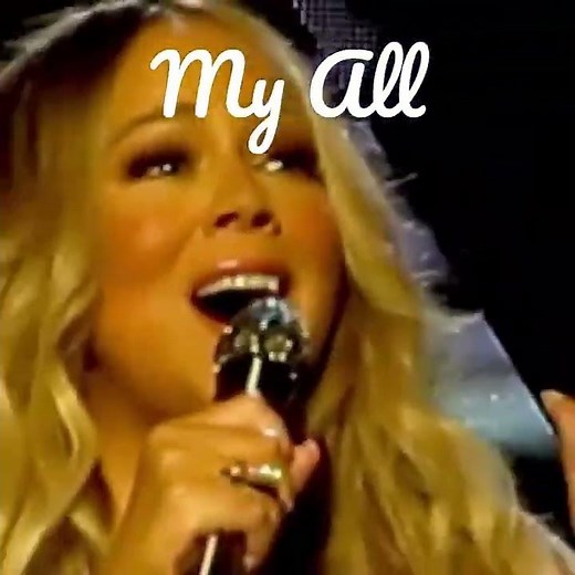 Mariah Carey's Beautiful Live Performance of My All on the Caution Tour #mariahcarey #music #shorts