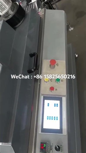 One Color Silk Screen Satin Ribbon Label Printing Machine #machine #factoryproducts #smallbusiness