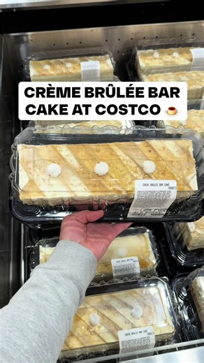 New Crème Brûlée Bar Cake Available at Costco