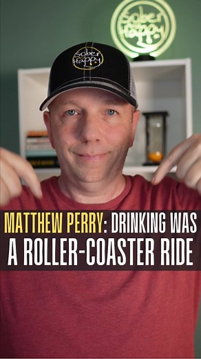 102K views · 4.7K reactions | Matthew Perry talks about the progression of his alcoholism. He talks about when he began lying and sneaking around to hide the amount he was drinking. He compares it to a roller coaster ride he just didn't understand. | Sober And Happy | Facebook