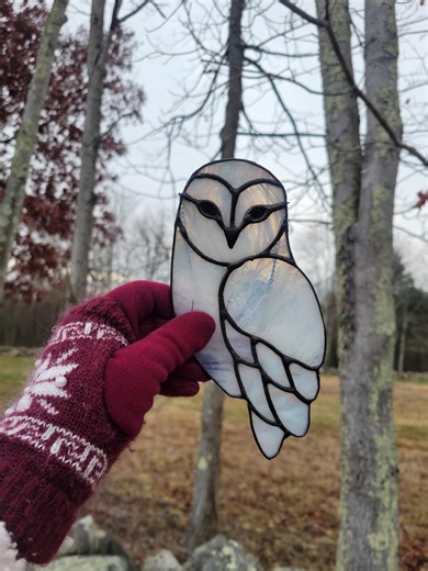 Owl Stained Glass - Etsy