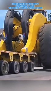 1M views · 10K reactions | "Mobilization of the Mighty Letourneau L-2350: The World’s Largest Wheel Loader" Specifications Type: World's largest wheel loader Country of Origin: United States Operating Weight: Approximately 271,250 kg (598,004 lbs) Bucket Capacity: Approximately 50.01 yd³ (38.23 m³) Engine Power: Around 1,200-1,500 HP Key Features: Advanced fuel efficiency, heavy material handling, highly responsive control systems. | Konstruksi Berat | Facebook