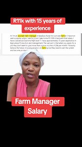 Farm Manager Salary | Boni Xaba